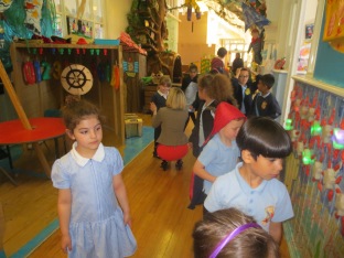 the corridors have become learning environments